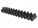 Terminal block; screw terminal; ways: 12; 35mm2; terminals: 24