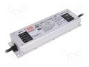 Power supply: switched-mode; LED; 199.5W; 57÷114VDC; 875÷1750mA