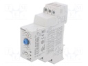 Timer; 0,1s÷100h; DPDT; 250VAC/8A; Usup: 24÷240VAC; 24VDC; DIN; IP20