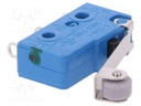 Microswitch SNAP ACTION; with lever (with roller); SPDT; Pos: 2