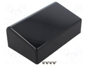 Enclosure: desktop; 1595; X: 161mm; Y: 96mm; Z: 58mm; ABS; black