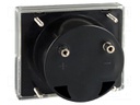 Ammeter; analogue; on panel; I AC: 0÷1A; Class: 2,5; 70x60mm