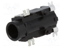 Socket; Jack 3,5mm; female; stereo; ways: 3; horizontal; on PCBs