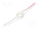 LED; white cold; 6500K; 58lm; 170°; No.of diodes: 1; 12V; 160lm/W