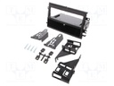 Radio mounting frame; Ford,Lincoln,Mercury; 1 DIN; black