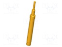 Test needle; Operational spring compression: 4mm; 8A; Ø: 1mm; 1.5N