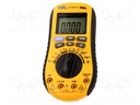 Digital multimeter; LCD 3,75 digit (3999) 18mm,with a backlit