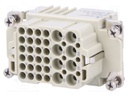 Connector: HDC; contact insert; female; DK; PIN: 32; 24+PE,8+PE