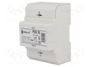 Transformer: safety; 30VA; 230VAC; 12V; IP30; Mounting: DIN; 1kg