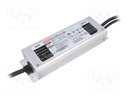 Power supply: switched-mode; LED; 200W; 27÷56VDC; 1750÷5550mA