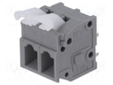 PCB terminal block; straight; 5.08mm; ways: 2; on PCBs; 0.2÷2.5mm2