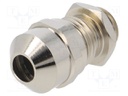 Cable gland; IP68; Mat: brass; Body plating: nickel