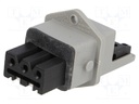 Connector: rectangular; ST; socket; female; PIN: 3; tinned; IP54; 16A