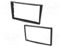 Radio mounting frame; Opel; 2 DIN; anthracite