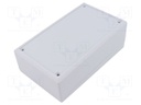 Enclosure: desktop; TENCLOS SLANT SLOPE; X: 85mm; Y: 145mm; ABS