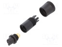 Plug; Connector: circular; 719; female; PIN: 4; unshielded; 3A; IP40