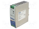 Power supply: switched-mode; for DIN rail; 120W; 24VDC; 5A; 3kV