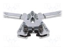 Tool: for crimping; ring tube terminal