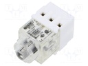 Contact block; IP20; Contacts: NO x2; 3mm; -30÷70°C