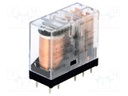 Relay: electromagnetic; DPDT; Ucoil: 24VDC; 3A/250VAC; 3A/30VDC