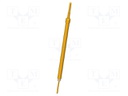 Test needle; Maksimum spring compression: 5mm; 3A; Contacts: CuBe