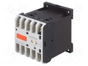 Contactor: 3-pole; NO x3; Auxiliary contacts: NC; 24VAC; 9A; DIN; BG