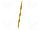 Test needle; Maksimum spring compression: 5mm; 3A; Contacts: CuBe