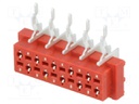 Socket; wire-board; female; PIN: 10; THT; on PCBs; 30V; 1A; -40÷105°C