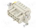 Connector: HDC; contact insert; female; Han® B,Han® ES; PIN: 10
