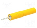 Adapter; 36A; 60VDC; 30VAC; yellow; Plating: nickel plated; 47.7mm