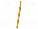 Test needle; Operational spring compression: 4mm; 5A; Ø: 1.3mm