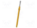 Test needle; Operational spring compression: 4mm; 8A; Ø: 1.3mm