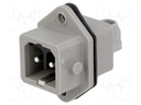 Connector: rectangular; ST; socket; male; PIN: 2; coded; tinned; IP54