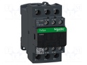 Relay Contactor, TeSys D Series, 3PST-NO, 3P, 25 A at 440 VAC, 15 kW at 690 VAC