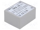 Transformer: mains; 10VA; 200/400VAC; 24V; 24V; Mounting: PCB