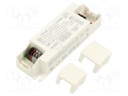 Power supply: switching; LED; DALI 2; 20W; 9÷42VDC; 350÷700mA; IP20