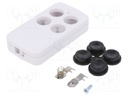 Enclosure: for remote controller; X: 35mm; Y: 65.5mm; Z: 13mm; ABS