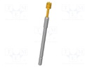 Test needle; Operational spring compression: 4mm; 20A; Ø: 2.5mm