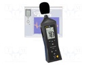 Meter: sound level; LCD; 4-digit; Sound level: 30÷130dB; 335g