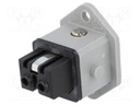 Connector: rectangular; ST; socket; female; PIN: 2; coded; tinned