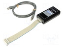 Programmer: debugger; 1.2÷5VDC; 20pin,USB B; 100x53x27mm; 1Mbps