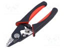 Stripping tool; Wire: fibre-optic
