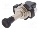 Switch: push-pull; Pos: 2; 10A/12VDC; black; Illumin: none; none