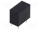 Relay: electromagnetic; SPST-NO; Ucoil: 5VDC; 10A; 10A/250VAC; PCB