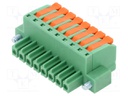 Connector: pluggable terminal block; plug; female; PL; 10A; 300V