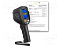 Spot thermal camera; LCD TFT 2,8"; 320x240; -20÷450°C; ε: 0,01÷1