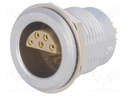Connector: circular; Series: 2S; socket; female; soldering; PIN: 10