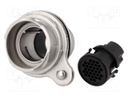 Connector: circular; socket; female; PIN: 32; w/o contacts; 3A; 200V