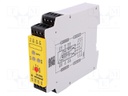 Module: safety relay; Contacts: NO x3; Mounting: DIN; -25÷55°C