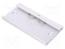 DIN rail mounting bracket; Mat: aluminium; 100mm; Rail: TS35